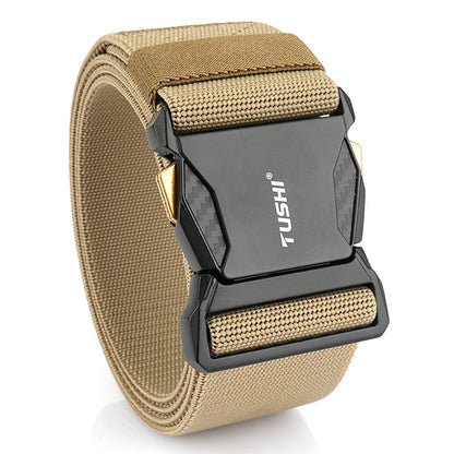 Herren-Gürtel Elastisch 50 mm Breite Mit Schnellverschluss für Outdoor und Freizeit Komfort