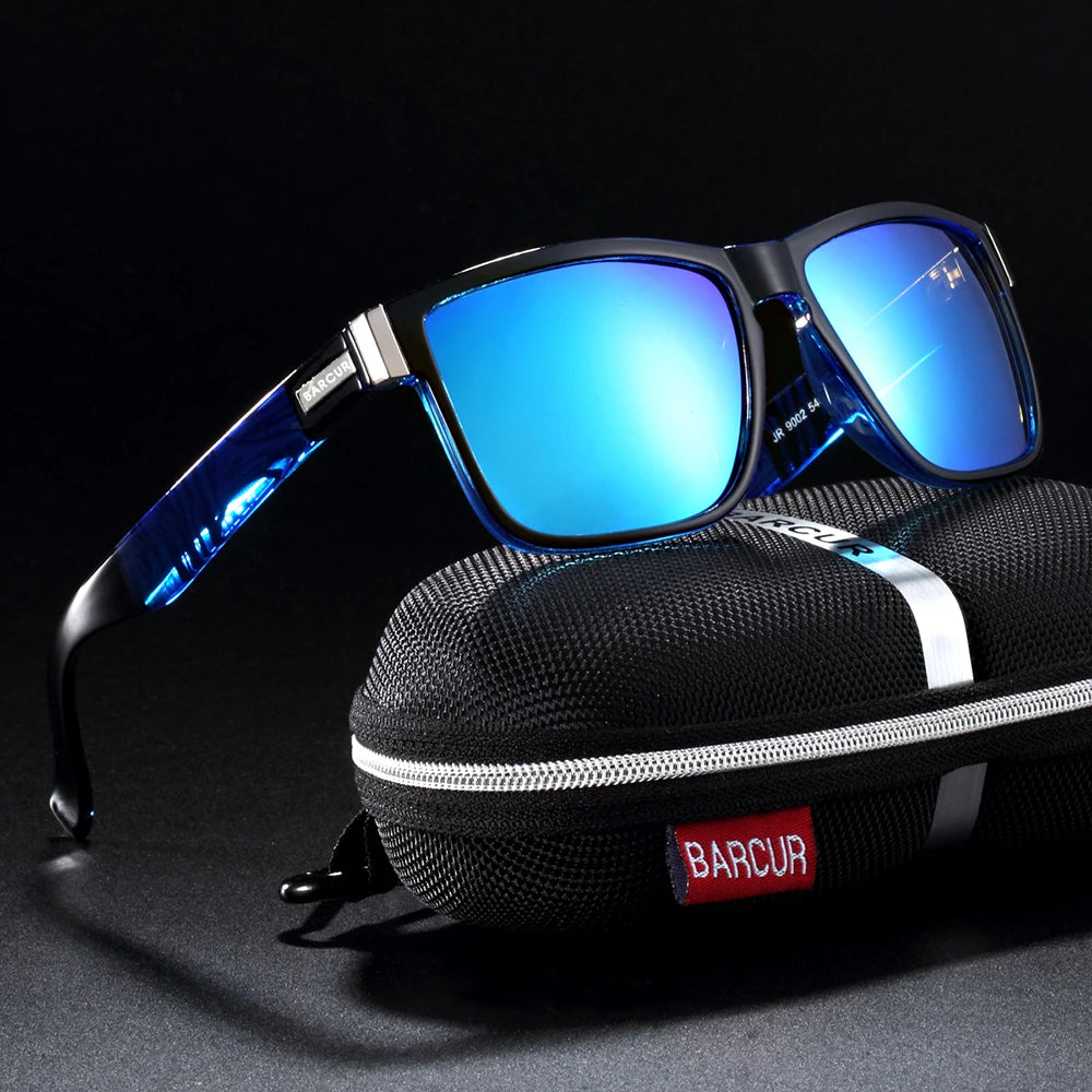 Sonnenbrille Polycarbonat blau UV400 polarisiert Radfahren Unisex