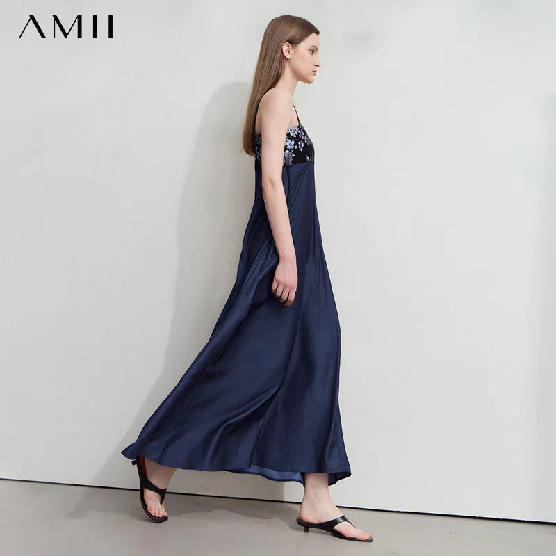 Elegantes Damen Kleid Mit Schlitzhals Und Bequemem Schnitt