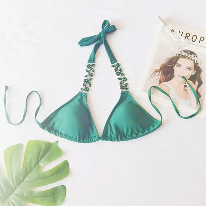 Sexy Damen-Bikini-Set mit vier Teilen – ideal für Strand und Pool