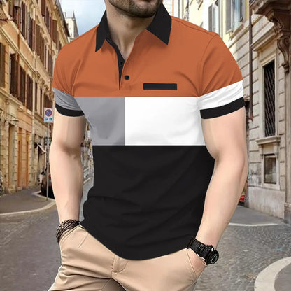 Hochwertiges Herren-Poloshirt mit Reverskragen und kurzen Ärmeln – hautfreundlich, atmungsaktiv und vielseitig für den Sommer