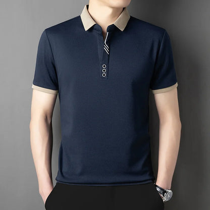 Herren-Poloshirt mit kurzen Ärmeln und Knopfleiste – ideal für den Alltag