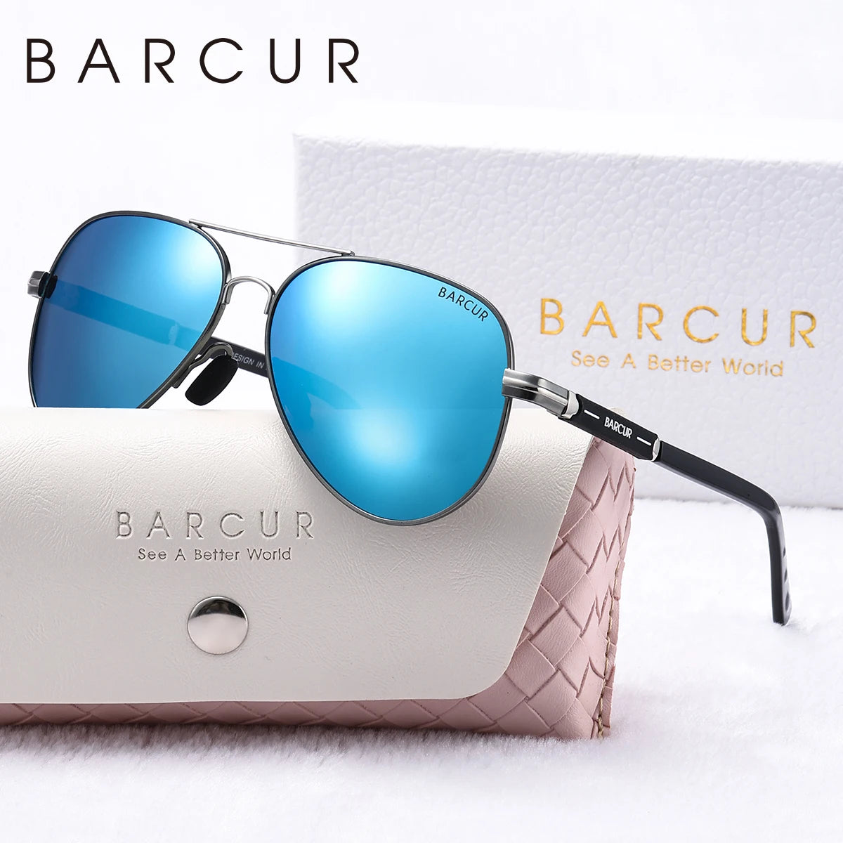 Sonnenbrille oval Party-Stil UV400 Farbkontrast polarisiert Unisex