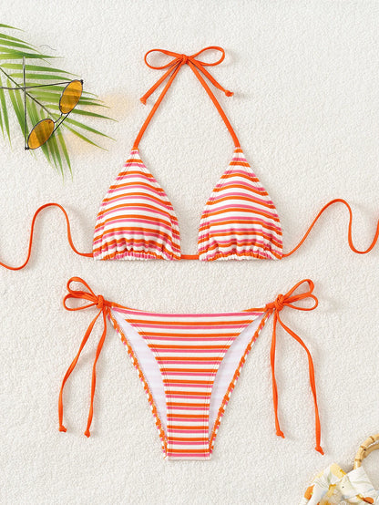Floraler Push-Up-Bikini im brasilianischen Stil für Damen – ideal für Strand und Pool