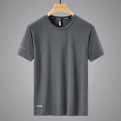 Herren Sport-T-Shirt aus Polyester mit kurzem Arm für lässigen Sommerlook