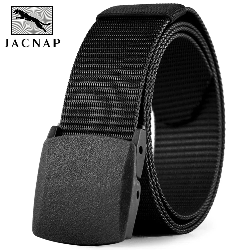 Herren Tactical Nylon-Gürtel 3,8 cm Canvas Military Outdoor 125 cm