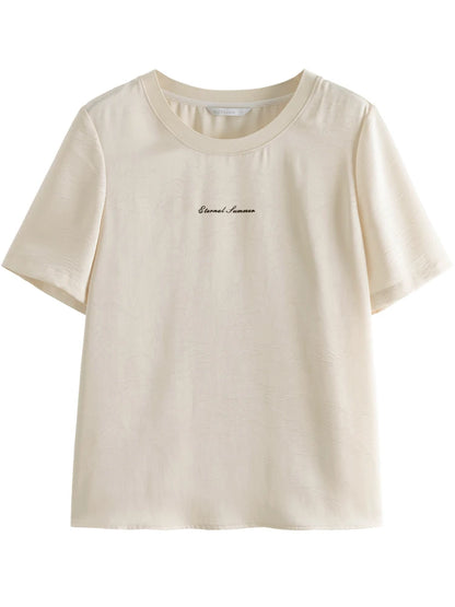 Damen-T-Shirt mit Puppenkragen – lässig, vielseitig und ideal für den Sommer.
