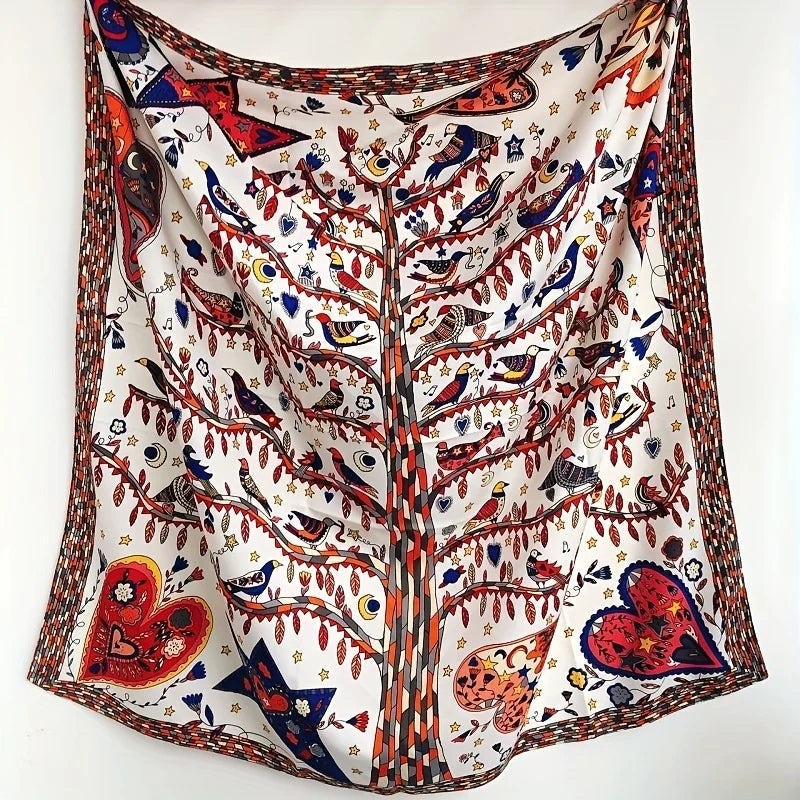 Damen Baumwollschal 90cm quadratisch Luxus Hijab Kopftuch Bandana Pashmina