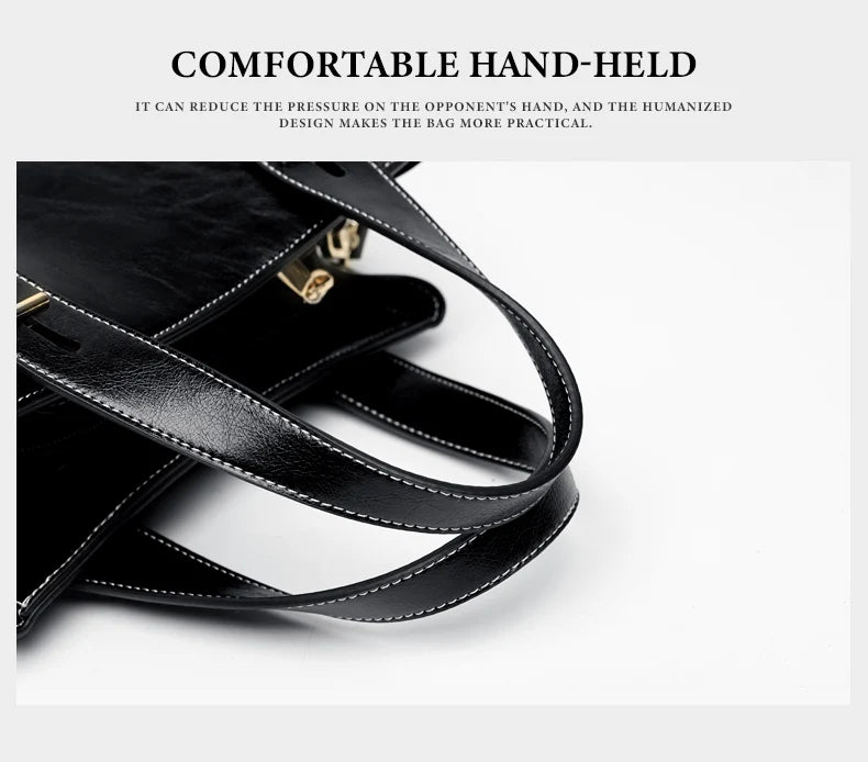 Damen Handtasche aus Split-Leder mit Crossbody Fashion Bags