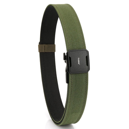 Herren-Taktischer Gürtel aus Nylon mit Automatischem Schnallenverschluss in Zwei Längen 110/120 cm