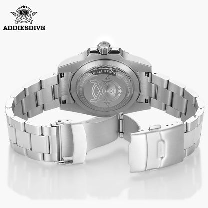 Herren-Taucheruhr mit Keramikluenette und NH35-Automatikwerk