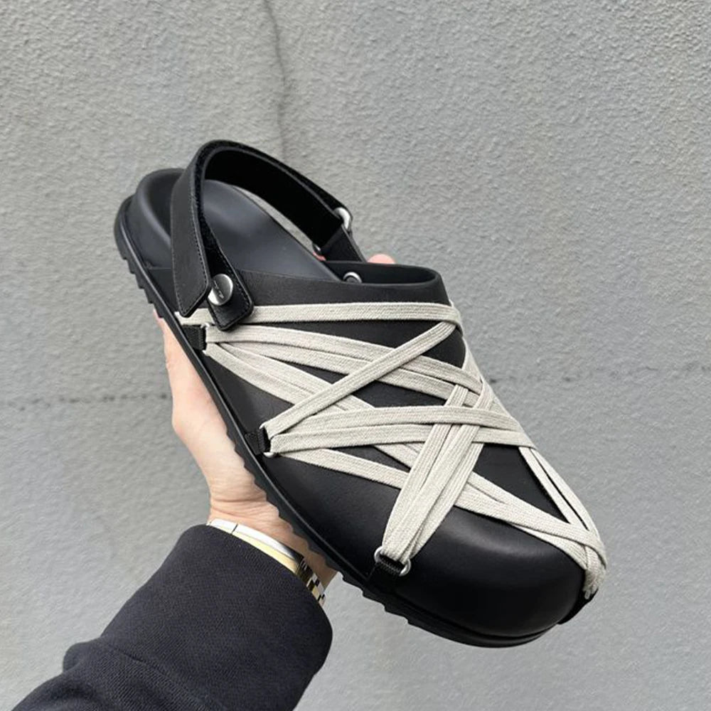 Lederschuhe zum Hineinschlüpfen für Herren – mit runder Kappe & flexiblem Sitz