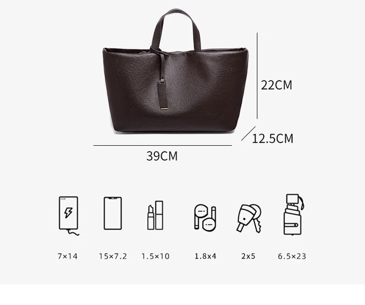 Damen Tote Bag aus Leder New Vintage