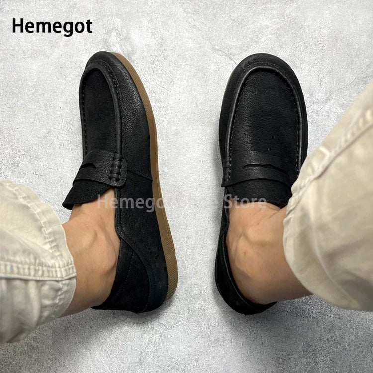 Elegante Herren-Loafer mit dicker Sohle – stilvoll & komfortabel