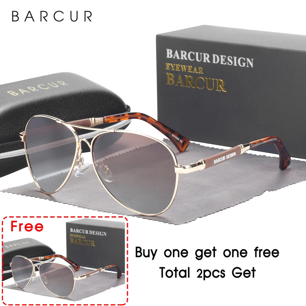 Sonnenbrille Pilot Memory-Rahmen Farbverlauf Spiegel polarisiert Unisex