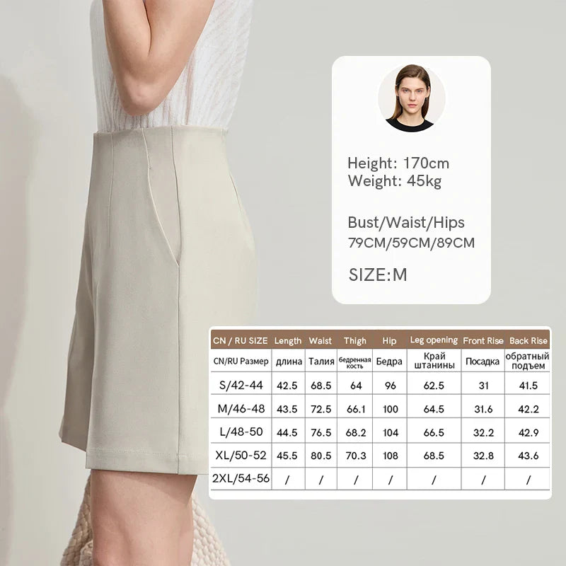 Sommerliche Damen-Casual-Shorts im sportlichen Stil mit Print – gerade geschnittene Hose für Frauen