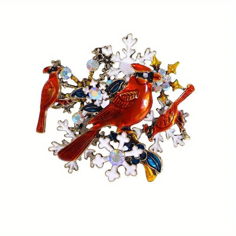 Brosche Vogel Kristall Strass Luxus Klassisch Party Mantel Damen