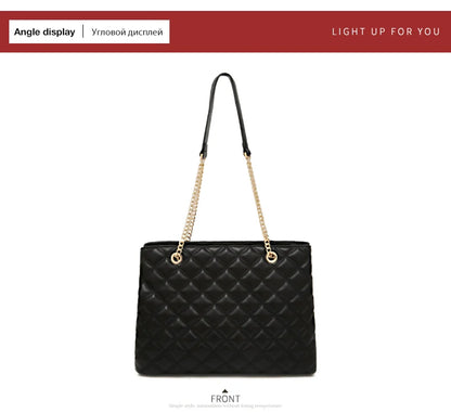 Damen Schultertasche mit gestepptem Design