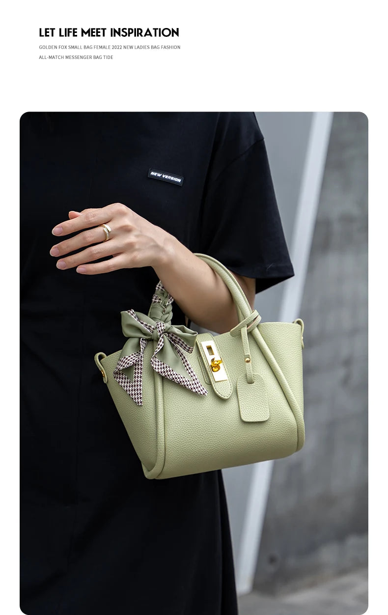 Damen Handtasche aus Split-Leder im Crossbody-Stil Luxus