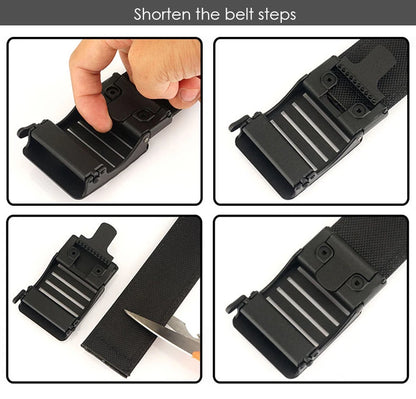 Herren-Taktischer Gürtel aus Nylon mit matte Metall-Schnalle und 43 mm Breite für Alltag und Freizeit
