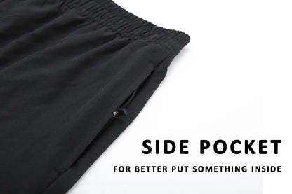 Lange Herren-Shorts aus Polyester mit Innenfutter und seitlicher Reißverschlusstasche – ideal für Strand und Fitnessstudio