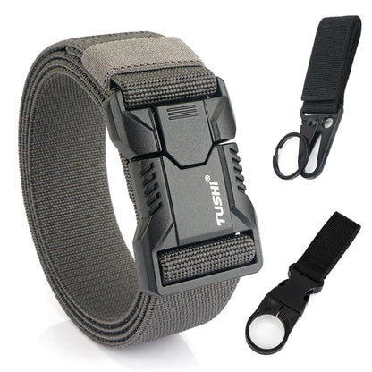 Unisex-Gürtel Outdoor Mit Aluminium-Schnalle Und Schnellverschluss Für Jeans Und Freizeit