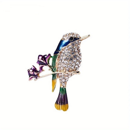 Brosche Vogel Kristall Strass Luxus Klassisch Party Mantel Damen