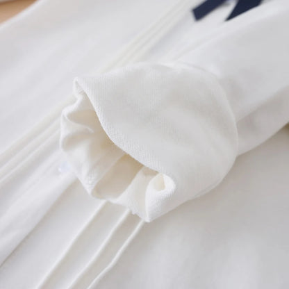 Mädchen Schul hemd Frühling Herbst Schuluniform Kinder Langarm Kinder Blusen Mädchen weiße Top Kleidung