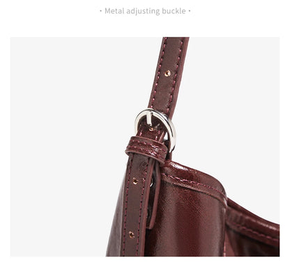 Damen Hobo Tasche Aus PU Leder Mit Großer Kapazität