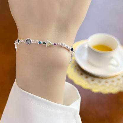 Damen-Armband Paradise Journey bunt Boho aus Sterlingsilber