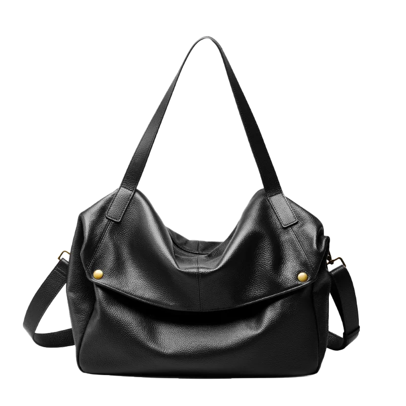 Damen Handtasche aus echtem Leder mit großer Kapazität