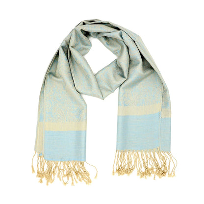 Damen Jacquard Schal ethnisch Kaschmir dick weich Halstuch Bandana Outdoor