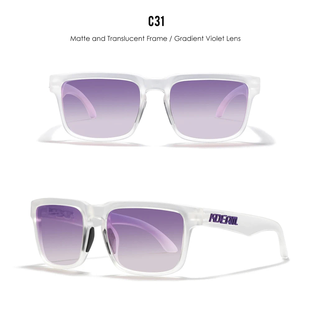 Sonnenbrille quadratisch polarisiert 37 Farben UV400 lässig Outdoor Unisex