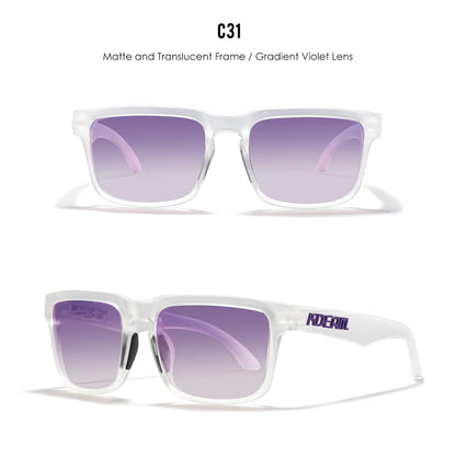 Sonnenbrille quadratisch polarisiert 37 Farben UV400 lässig Outdoor Unisex
