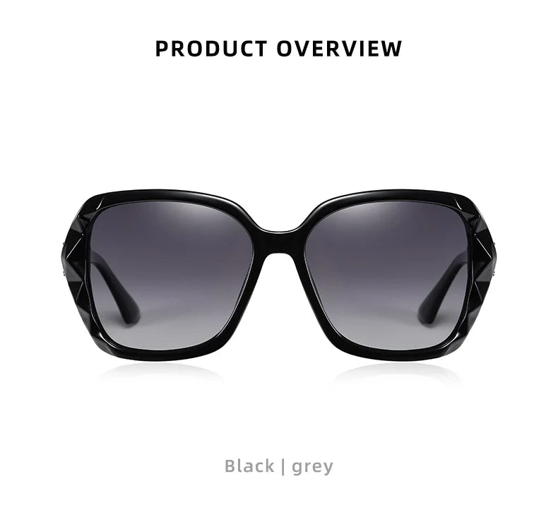 Damen-Sonnenbrille elegant Design Farbverlauf polarisiert UV400
