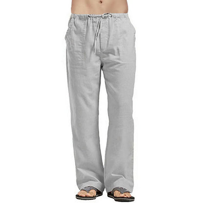 Sommerliche Herren-7/8-Hose im trendigen Stil – große, gerade geschnittene, schnell trocknende Strandhose für Teenager