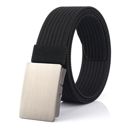 Unisex Gürtel aus Nylon mit Metall-Schnalle im taktischen Militärstil, Breite 3,8 cm