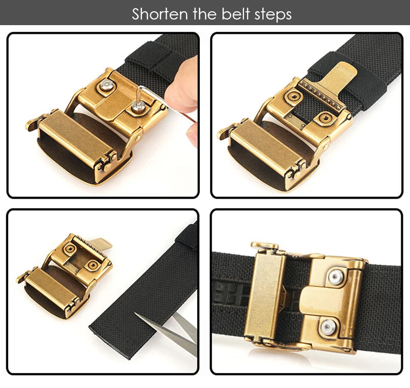 VATLY Retro Rigid Tactical Gürtel Herren Nylon Schnellverschluss Duty Hose