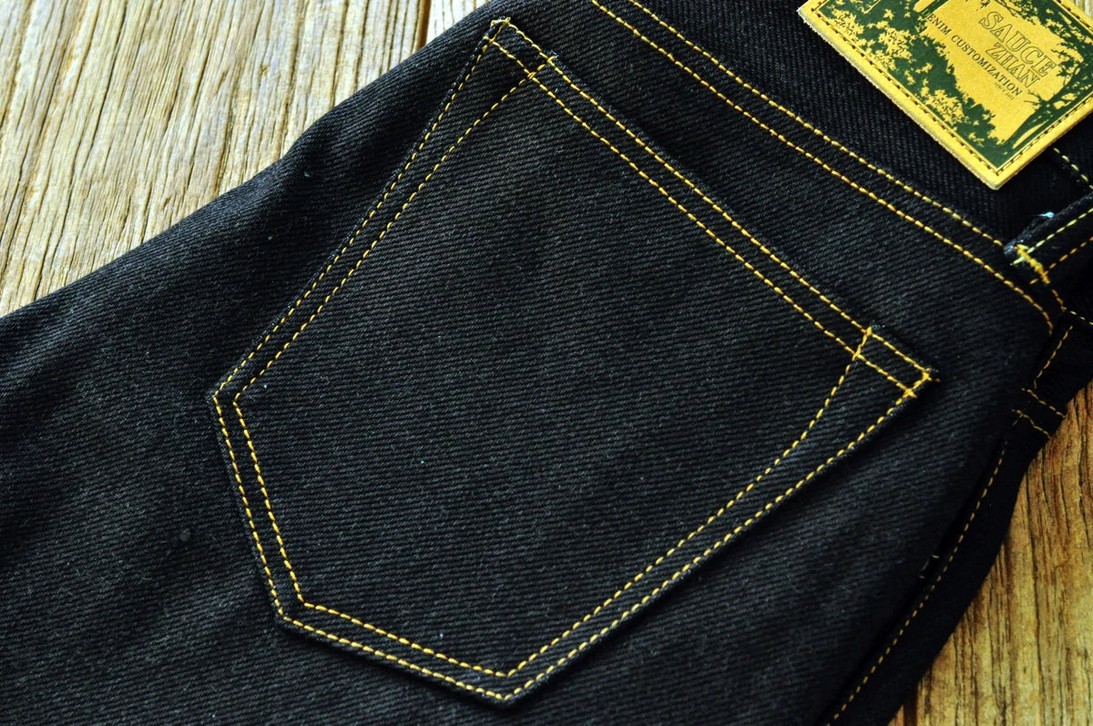 Herren Jeans aus Selvedge Raw Denim im Vintage-Stil mit Taper Fit