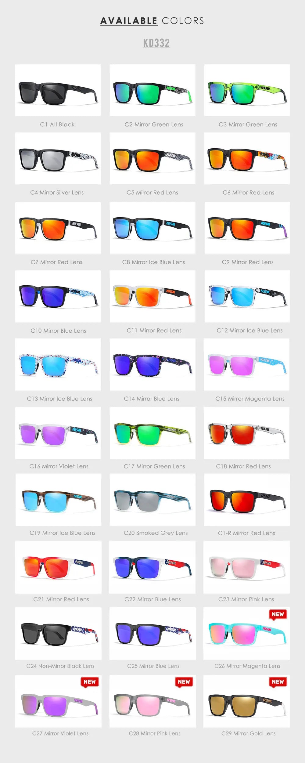 Sonnenbrille quadratisch polarisiert Angeln Lifestyle Spiegel Hartbox Unisex