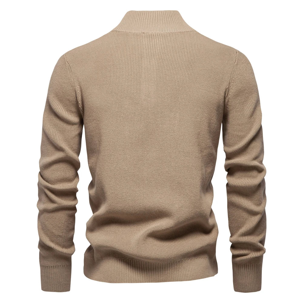 Herren Pullover im lässigen Stil mit Rollkragen für Herbst und Winter