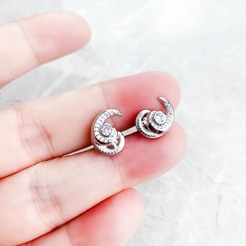 Damen-Ohrstecker Wellen Sommer aus Sterlingsilber