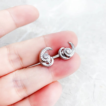 Damen-Ohrstecker Wellen Sommer aus Sterlingsilber