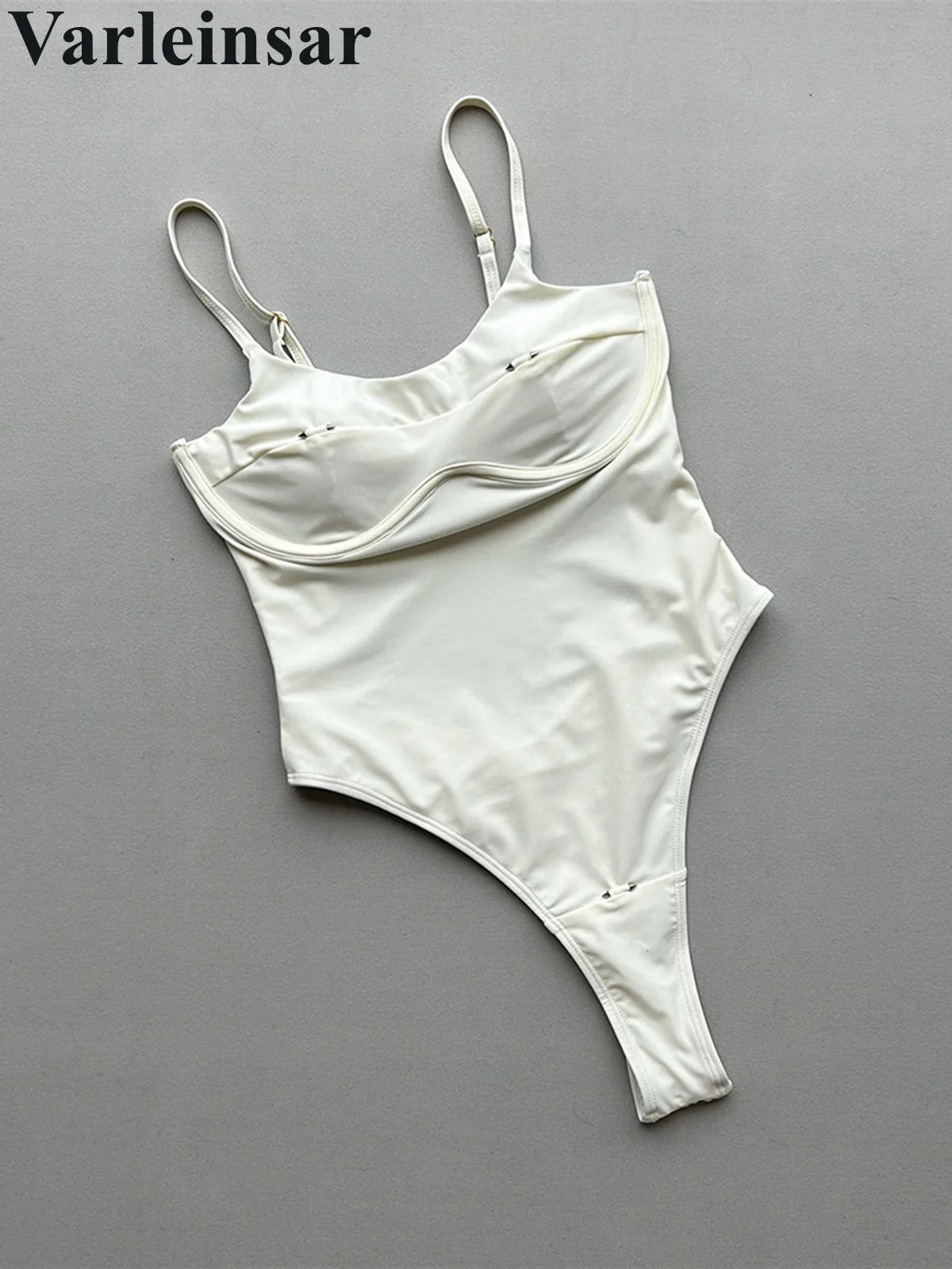 Damen-Badeanzug Cut-Out Bügel Micro-Tanga Weste gepolstert