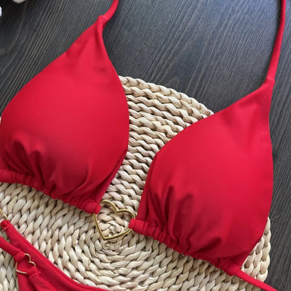 Sexy Push-Up-Bikini-Set für Damen – Brasilianischer Stil für Strand und Pool