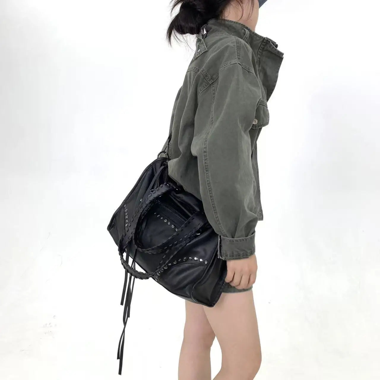 Damen-Tote Tasche Große Kapazität Aus Weichem PU-Leder Ideal für Alltag Reisen und Freizeit
