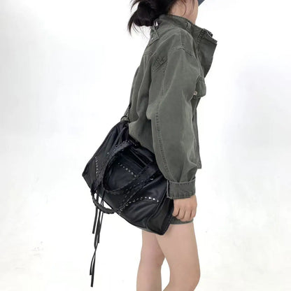 Damen-Tote Tasche Große Kapazität Aus Weichem PU-Leder Ideal für Alltag Reisen und Freizeit
