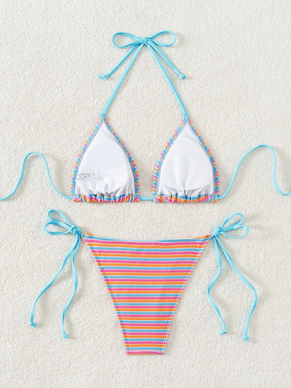 Floraler Push-Up-Bikini im brasilianischen Stil für Damen – ideal für Strand und Pool
