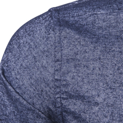 Herren Langarm Hohe qualität Designer Shirt Front Patch Brust Tasche Schlanke Taste-down Kragen Dicke Arbeit Shirts männer Kleidung