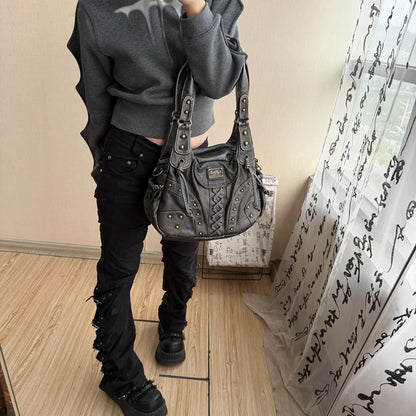 Damen-Top-Handle-Tasche aus PU-Leder mit Telefonfach und mehreren Innenfächern für Alltag und Freizeit